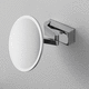 miroir mural / contemporain / rond / en acier inoxydable
