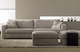 canapé contemporain / en polyester / marron / 3 places