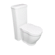WC à poser / près du mur / en céramique / résidentiel