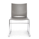 chaise visiteur contemporaine / d'intérieur / en métal / avec piètement en métal