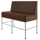 banquette modulable / haute / contemporaine / en tissu