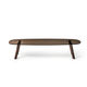 table basse contemporaine / en chêne / en bois massif / en noyer américain