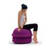 pouf contemporain / en tissu / lit