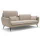 canapé modulable / contemporain / en tissu / en cuir