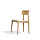 chaise visiteur contemporaine / d'intérieur / en tissu / en cuir