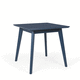 table à manger contemporaine / en bois / avec piètement en bois / carrée