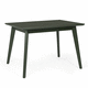 table à manger contemporaine / en bois / avec piètement en bois / rectangulaire