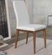 chaise contemporaine / d'intérieur / en laine / en frêne