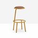 tabouret de bar design original / en cuir / en tissu / en bois