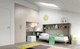 lit escamotable / simple / contemporain / pour enfant (unisexe)