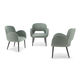 fauteuil contemporain / en cuir / en tissu / professionnel