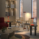lampe de table / en métal / contemporaine / sans fil