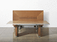 table de réunion contemporaine / en bois / rectangulaire / avec prise de courant intégrée