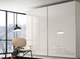 armoire contemporaine / en verre / à portes battantes