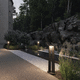 borne d'éclairage de jardin / urbaine / contemporaine / en métal