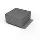 pouf contemporain / en mousse haute densité / carré