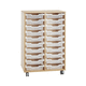 meuble de rangement à roulettes / pour école maternelle