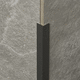profilé de finition en aluminium / argenté / blanc / noir