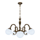 lustre classique / en laiton / 5 ampoules / professionnel