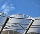 système de toiture en ETFE / modulaire / de profilé métallique / ETFE Texlon®