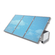 panneau solaire hybride plan / verre-verre / avec cadre en aluminium