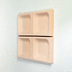 panneau acoustique mural / en bio-composite / pour agencement intérieur / biosourcé