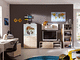 ensemble TV mural contemporain / en bois / pour enfant