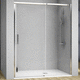 paroi de douche coulissante / fixe / rectangulaire / en niche