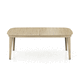 table à manger contemporaine / en bois massif / en placage de bois / rectangulaire