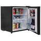 minibar compact / vitré / avec porte battante / avec éclairage intégré