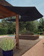 parasol mural / en polyester / en inox / en aluminium