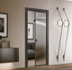 porte d'intérieur / en MDF / en aluminium / battante