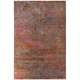 tapis contemporain / à motif damas / en coton / en bambou