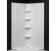 douche fibre de verre / en plastique / d'angle / en kit