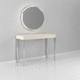 coiffeuse contemporaine / murale / professionnelle / pour salon d'esthétique