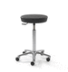 tabouret de coiffure contemporain / en simili cuir / à 5 branches / à roulettes