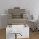 fauteuil spa pédicure en cuir / en simili cuir / avec repose-pieds / avec repose-tête