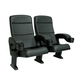 fauteuil de cinéma en mousse de polyuréthane / en polypropylène / professionnel / noir