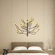 lustre contemporain / en aluminium laqué / en porcelaine / candélabre