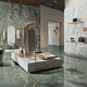 carrelage en grès cérame / poli / brillant / d'intérieur