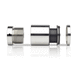 entretoise pour balcon / en acier inox / pour panneaux en verre / 3D