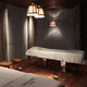 table de massage sur mesure / électrique / en bois / en cuir écologique
