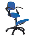 chaise contemporaine / en tissu / ergonomique assis-genoux / professionnelle