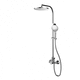 set de douche mural / contemporain / avec douche à main / avec pommeau réglable