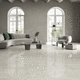 carrelage en grès cérame / poli / brillant / d'intérieur