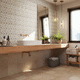 carrelage en grès cérame / mat / d'intérieur / de salle de bain