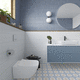 carrelage en grès cérame / mat / finition naturelle / d'intérieur