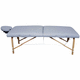 table de massage pliante / bois / en vinyle / à hauteur réglable