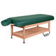 table de massage électrique / hydraulique / en bois / avec rangement