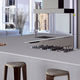 plan de travail en composite quartz / de cuisine